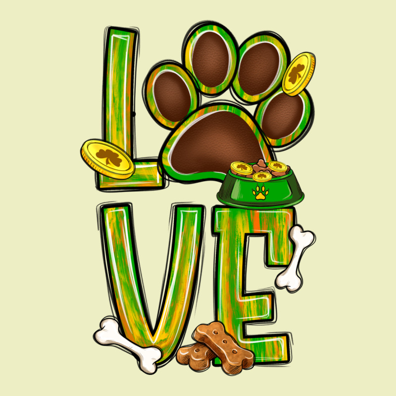 Tie Dye St. Patrick's Day Love Dog Paw Urban Hoodie by BundleAndBundleShop | Teevron