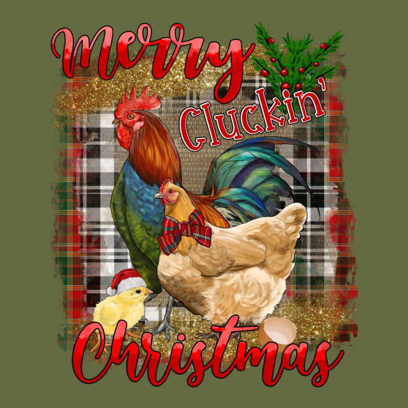 Merry Cluckin' Christmas Long Sleeve Tee by RanaPortraitStore | Teevron