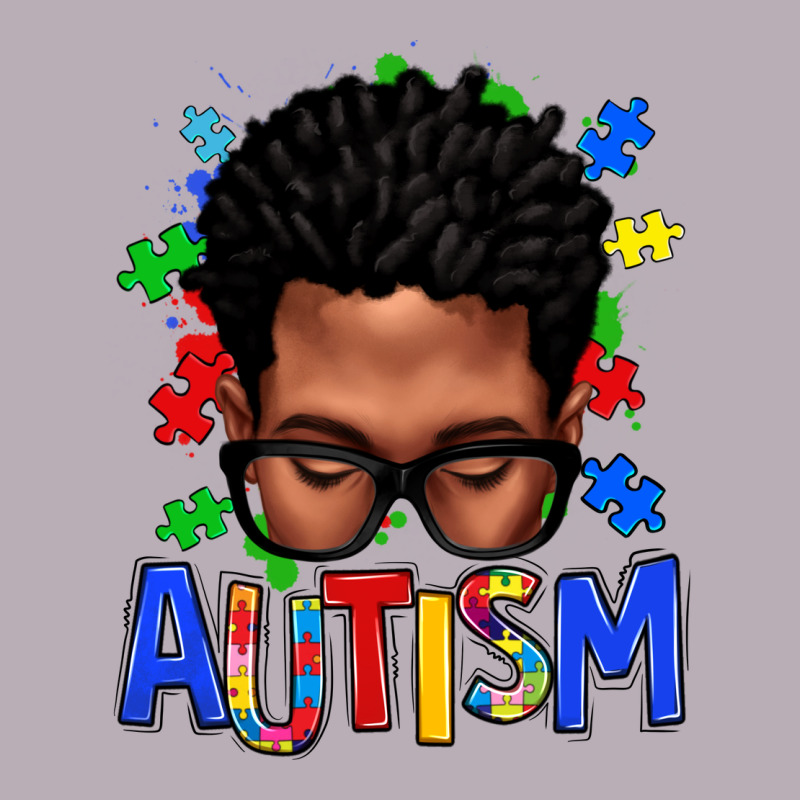Autism Afro Man Vintage Tee by texasbilliewilder | Teevron
