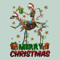 Merry Christmas Deer Skeleton Zipper Hoodie | Teevron