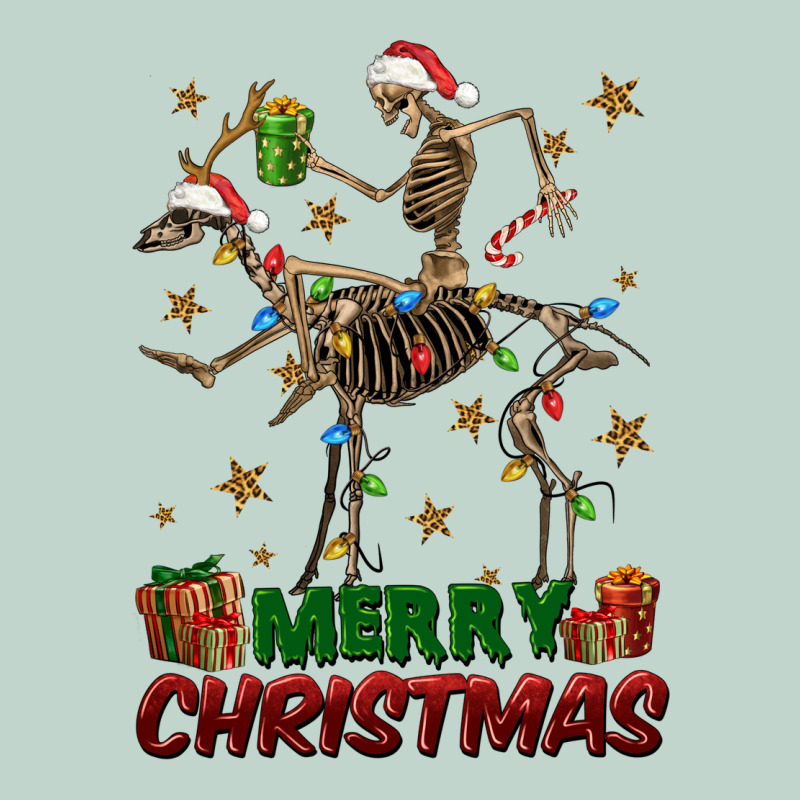 Merry Christmas Deer Skeleton Zipper Hoodie by FaDigitalArtStudio | Teevron