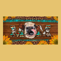 Western Heifer Mom With Sunflowers And Turquoise License Plate Premium Sweatshirt | Teevron