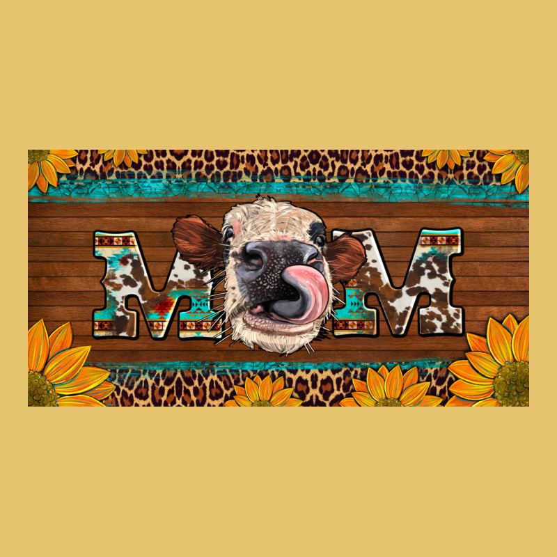 Western Heifer Mom With Sunflowers And Turquoise License Plate Premium Sweatshirt by Artiststas | Teevron