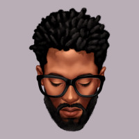 Bearded Black Man Portrait Vintage Tee | Teevron