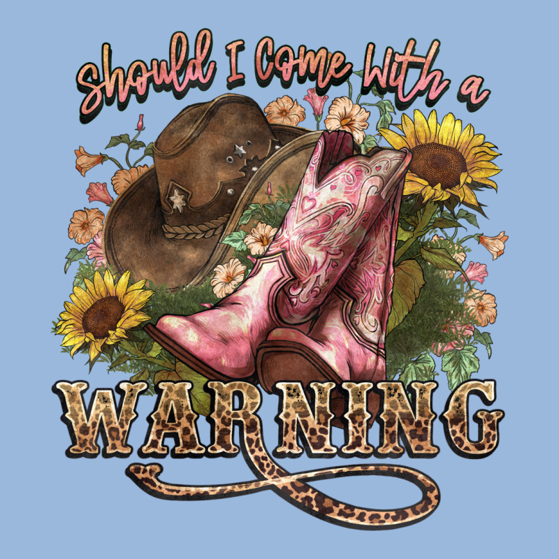 Shouldve Come With A Warning Boots  Cowboy Premium Hoodie by NancyCooperArtShop | Teevron