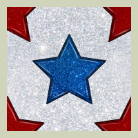 Glitter 4th Of July Seamless Pattern Heavyweight Hoodie | Teevron