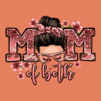 Mom Of Both Messy Bun Classic Tee | Teevron