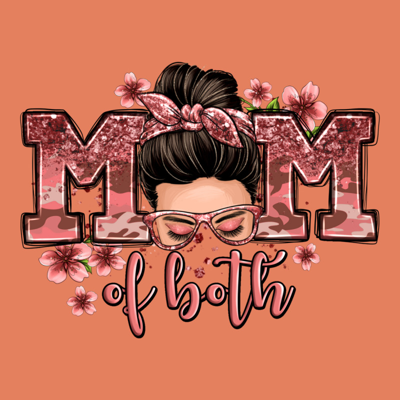 Mom Of Both Messy Bun Classic Tee by Zillion Design Studio | Teevron