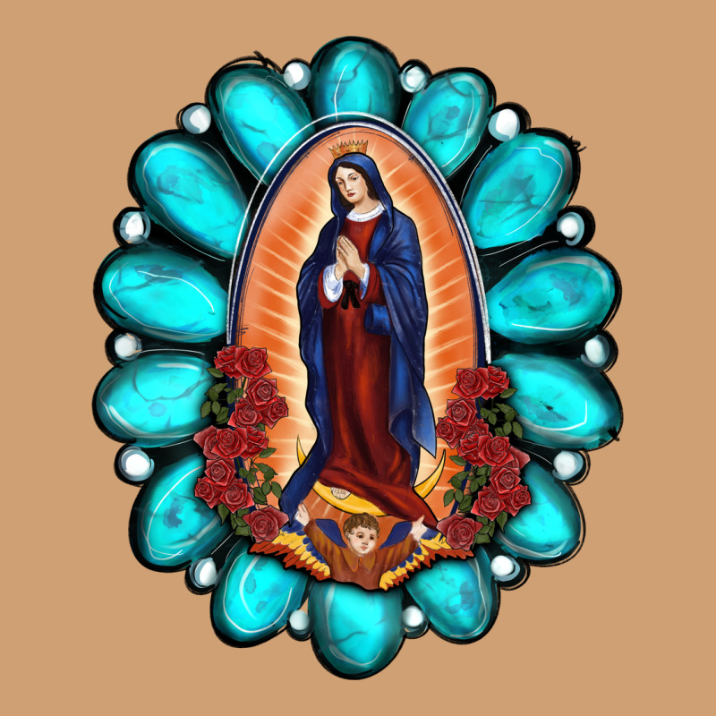 Gemstone Lady Of Guadalupe Vintage Tee by RanaPortraitStore | Teevron