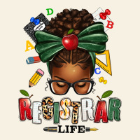 Registrar Life Afro Messy Bun Vintage Tee | Teevron