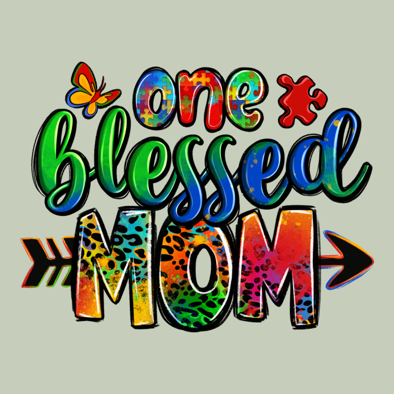One Blessed Mom Autism Classic Tee by Zillion Design Studio | Teevron
