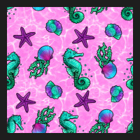 Summer Ocean Seamless Pattern Heavyweight Hoodie | Teevron