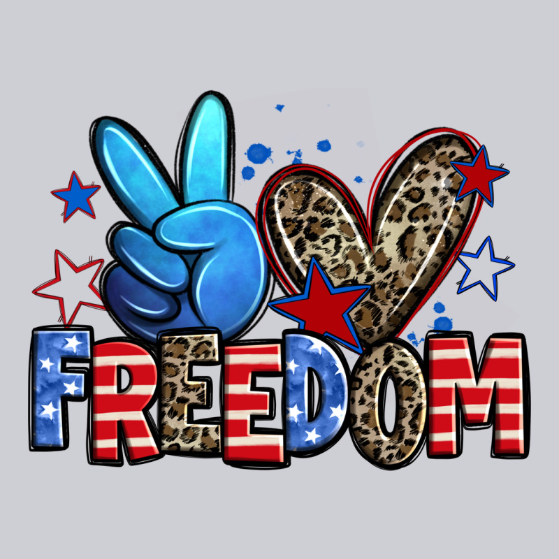 Peace Love Freedom Classic Tee by Zillion Design Studio | Teevron
