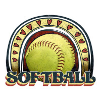 Softball Rainbow Heavyweight Hoodie | Teevron