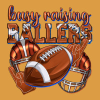 Busy Raising Ballers Football Urban Heavy Tee | Teevron