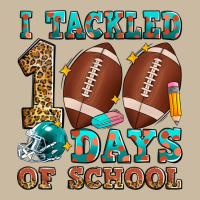 I Tackled 100 Days Of School American Football Long Sleeve Tee | Teevron