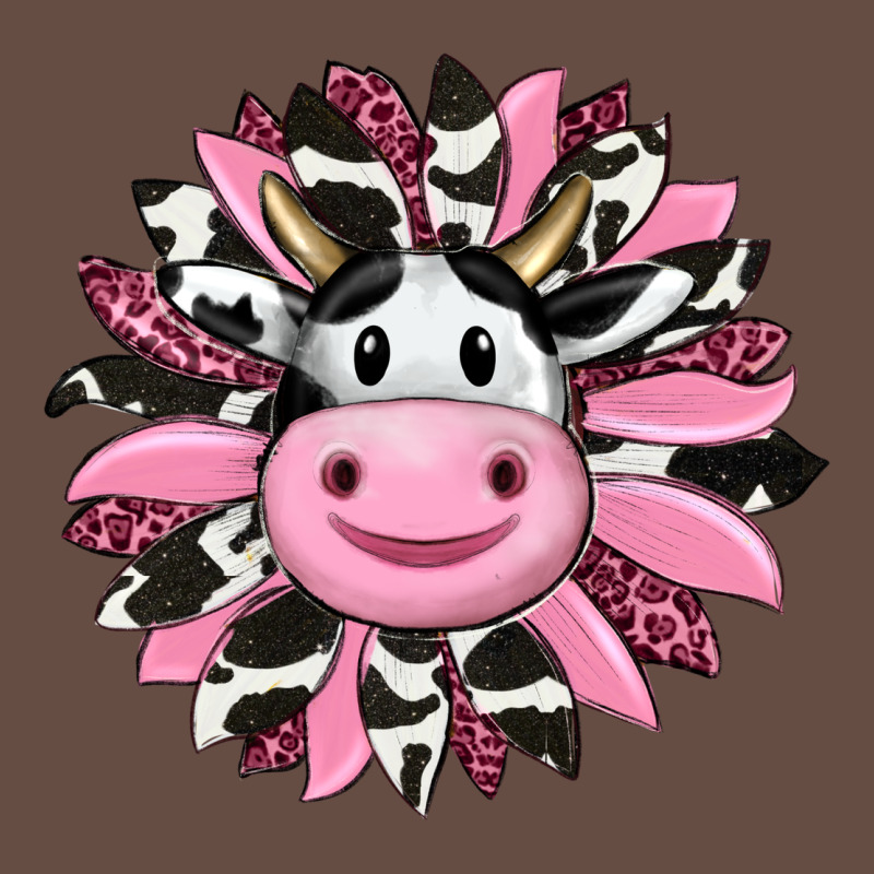 Pink Leopard Sunflower Cow Long Sleeve Tee by RanaPortraitStore | Teevron