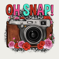 Oh Snap Rose Grey Leopard Vintage Camera Zipper Hoodie | Teevron