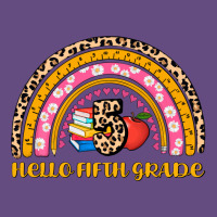 Back To School Rainbow Hello Fifth Grade Vintage Hoodie | Teevron