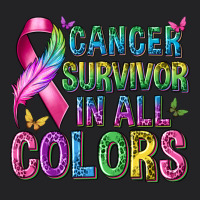Cancer Survivor In All Colors Vintage Tee | Teevron