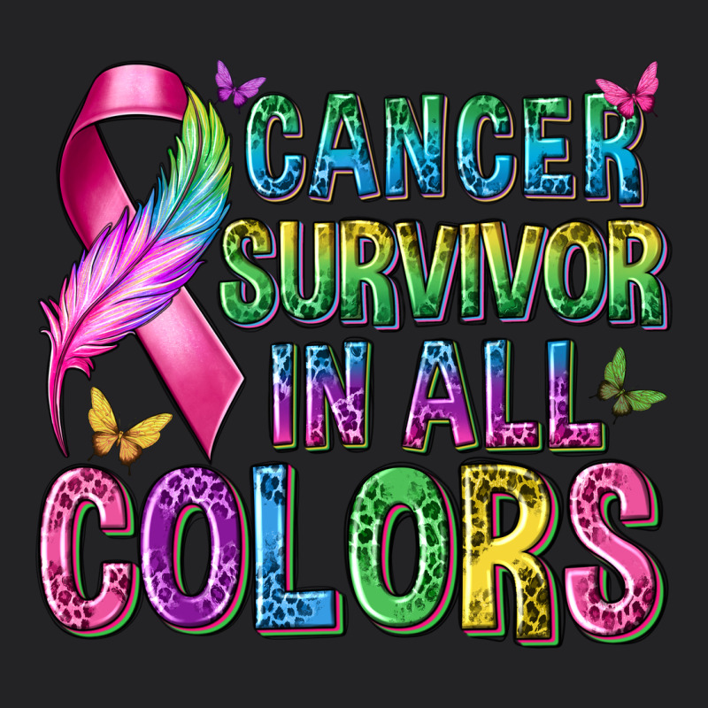 Cancer Survivor In All Colors Vintage Tee by texasbilliewilder | Teevron