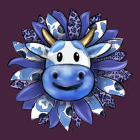 Blueberry Milkshake Cow Sunflower Long Sleeve Tee | Teevron
