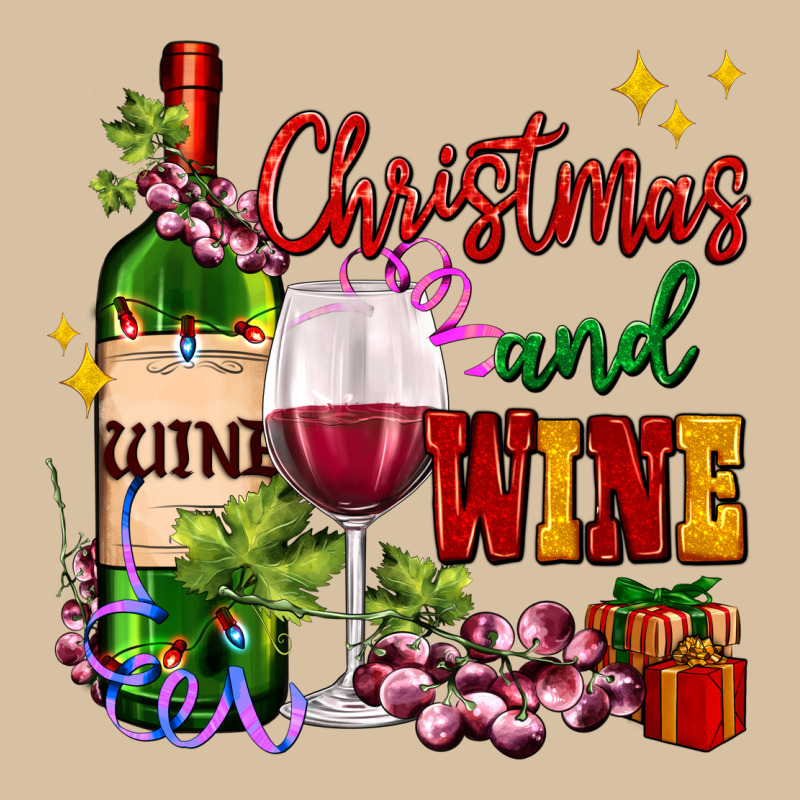 Christmas And Wine Heavyweight Hoodie by AdoDesignShop | Teevron