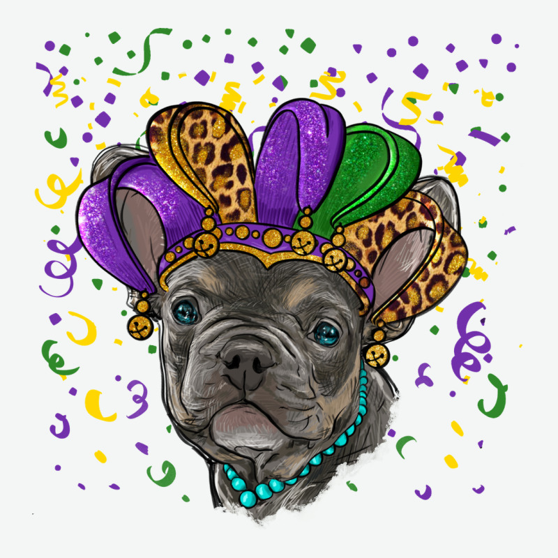 Mardi Gras French Bulldog Urban Heavy Tee by RanaPortraitStore | Teevron