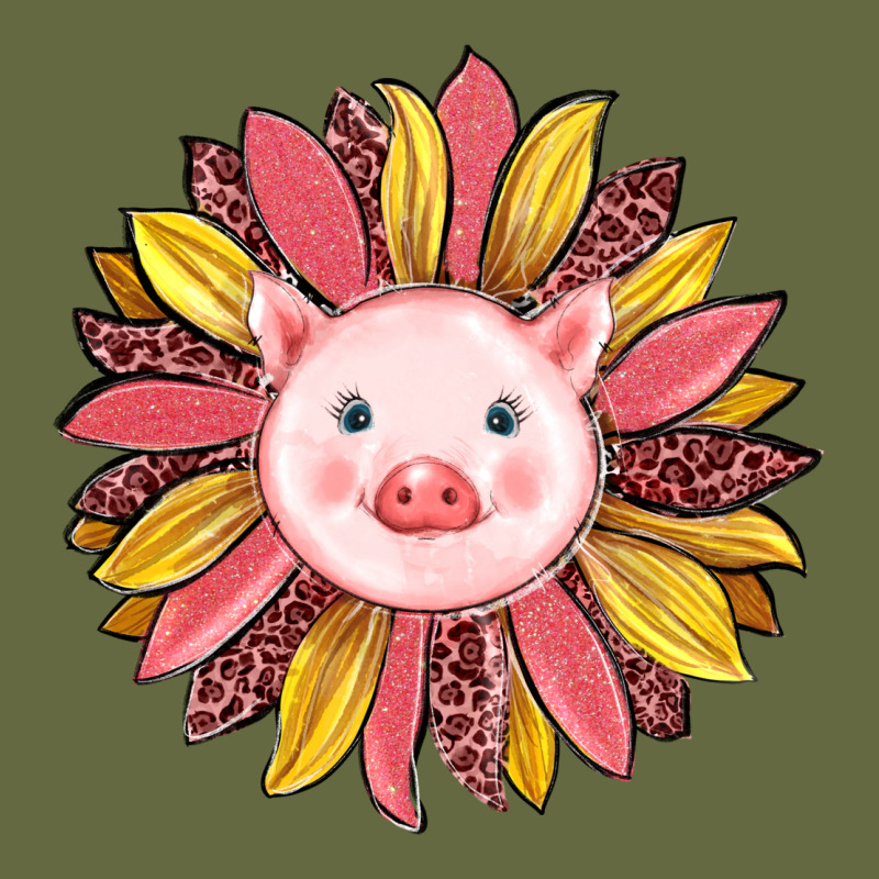 Pig Sunflower Long Sleeve Tee by RanaPortraitStore | Teevron