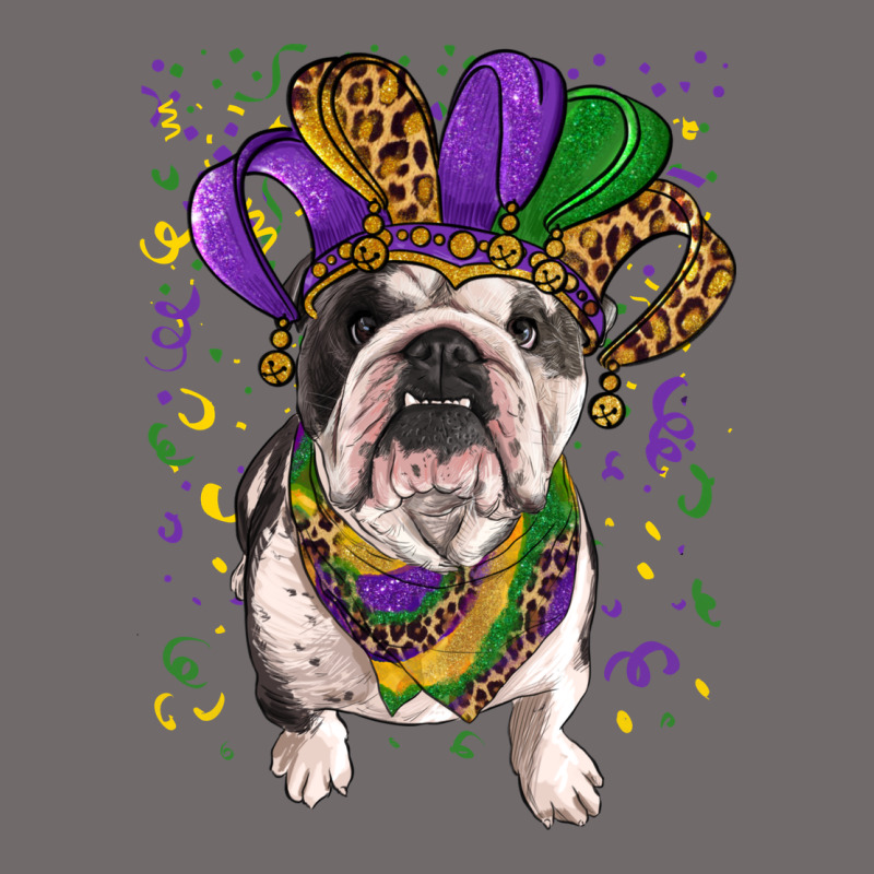 Mardi Gras Hat  English Bulldog Urban Heavy Tee by RanaPortraitStore | Teevron