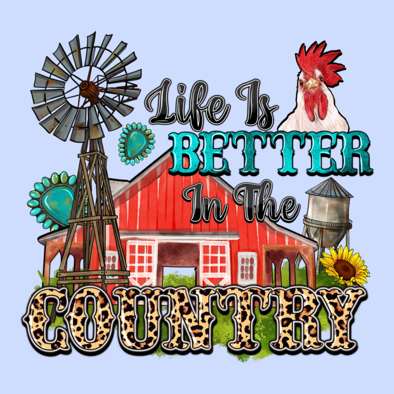 Life Is Better In The Country Urban Heavy Tee by Zillion Design Studio | Teevron