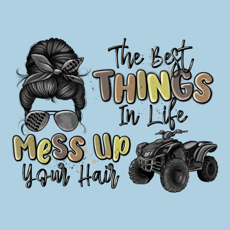 The Best Things In Life Mess Up Your Hair Premium Hoodie by MaliasSmallBusiness | Teevron