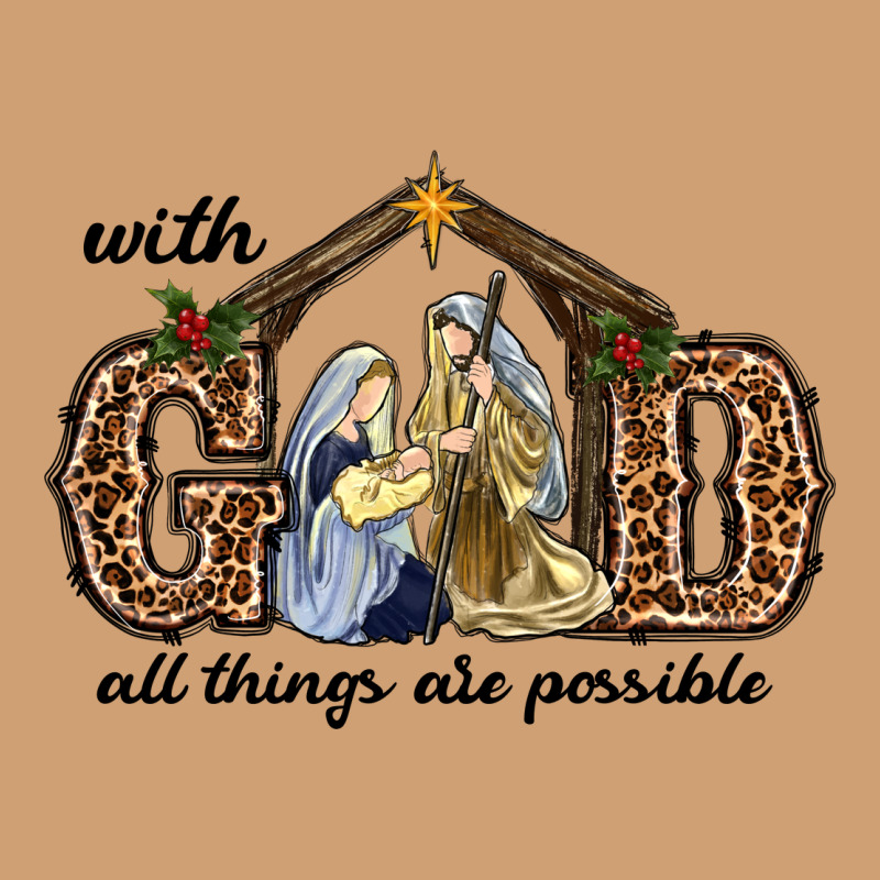 With God All Things Are Possible Vintage Tee by RanaPortraitStore | Teevron