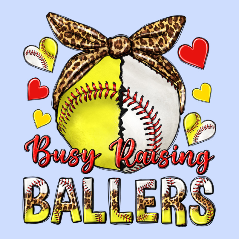 Busy Raising Ballers With Baseball And Softball Urban Heavy Tee by texasbilliewilder | Teevron