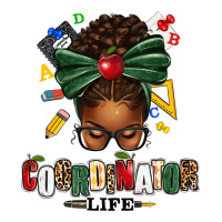 educational coordinator life afro messy bun | Teevron