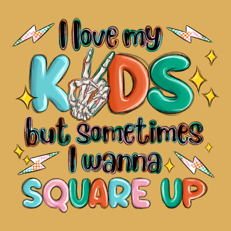 I Love My Kids But Sometimes I Wanna Square Up Premium Hoodie by MaliasSmallBusiness | Teevron