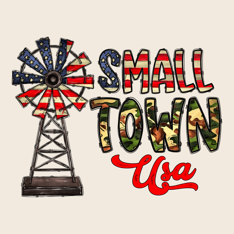Small Town Usa Zipper Hoodie by CowhideDigitalArt | Teevron