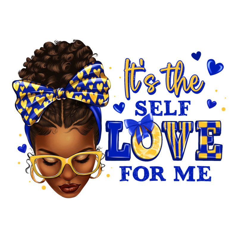 Sorority Colors Blue And Gold It's The Self Love F Urban Heavy Tee by texasbilliewilder | Teevron