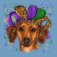 Mardi Gras Hat Dachshund Urban Heavy Tee | Teevron