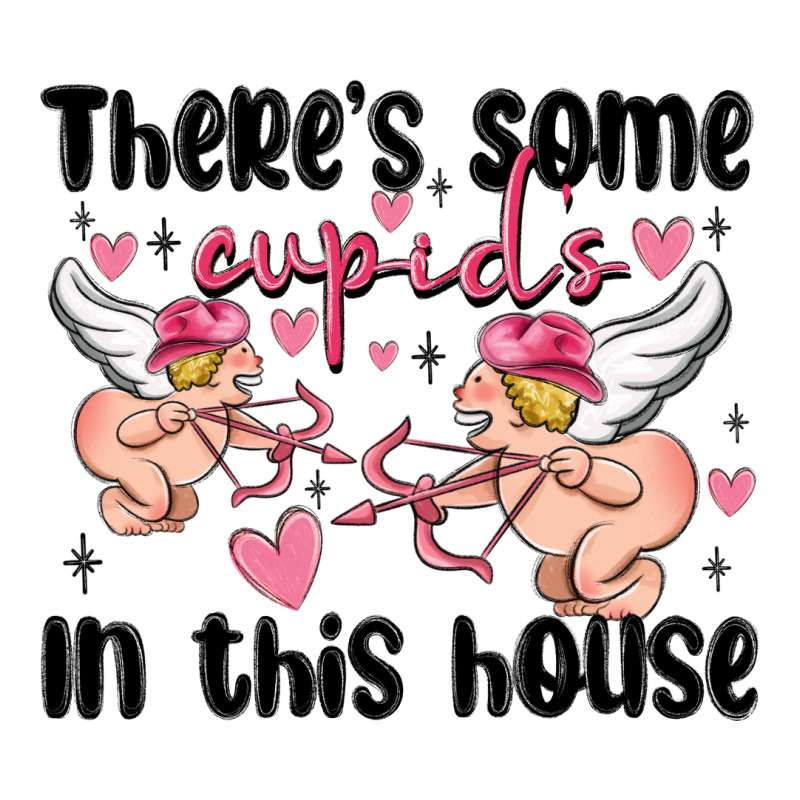 There's Some Cupid's In This House Premium Hoodie by MaliasSmallBusiness | Teevron