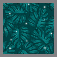 Tropical  Leaves Seamless Pattern Heavyweight Hoodie | Teevron