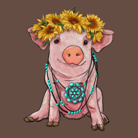 Sunflower Pig With Gemstone Long Sleeve Tee | Teevron