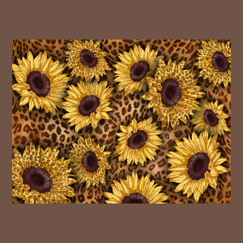 Sunflower Leopard Background 3200x2400 Premium Sweatshirt by AdoDesignShop | Teevron
