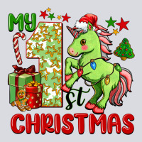 My First Christmas Unicorn Zipper Hoodie | Teevron