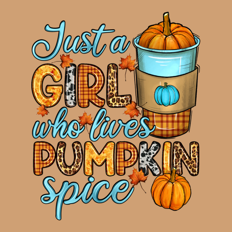 Just A Girl Who Loves Pumpkin Spice Vintage Tee by RanaPortraitStore | Teevron