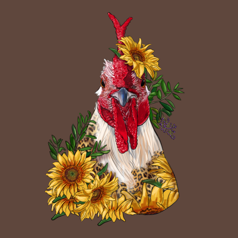 Sunflower Rooster With Leopard Classic Tee by RanaPortraitStore | Teevron