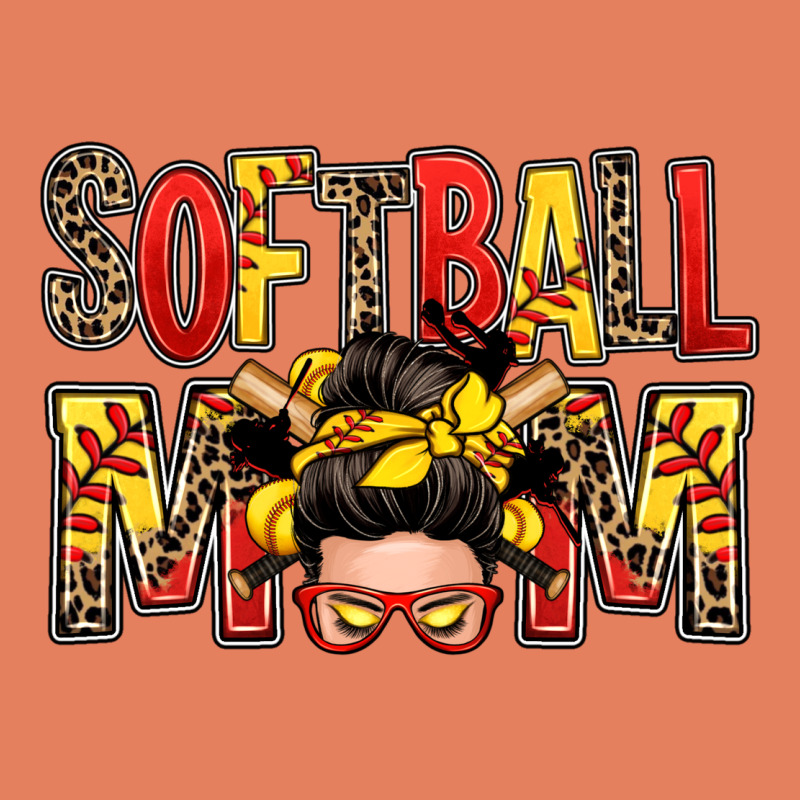 Softball Mom Messy Bun Classic Tee by Zillion Design Studio | Teevron