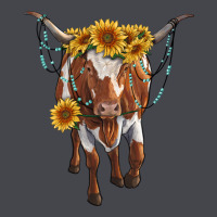 Longhorn Cow With Sunflowers Long Sleeve Tee | Teevron