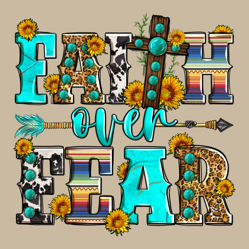 Faith Over Fear Long Sleeve Tee by Zillion Design Studio | Teevron