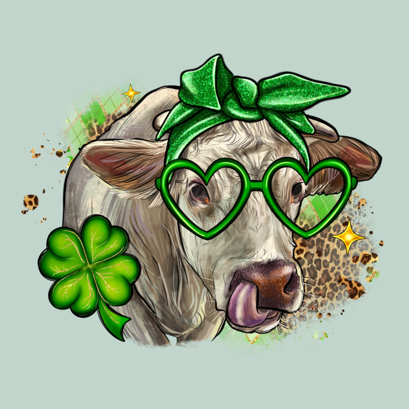 Charolais St. Patrick's Day Zipper Hoodie by OliviaCreatesArt | Teevron